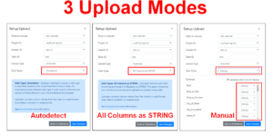 Upload Modes